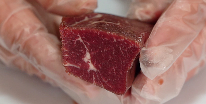 肉の真ん中に芯が残る程度がベスト